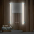 thumbnail image 5 of Blossom Binary 20" LED Bathroom Mirror – Anti-Fog | Dimmable | Smart Touch | Compact Modern Design, 5 of 9
