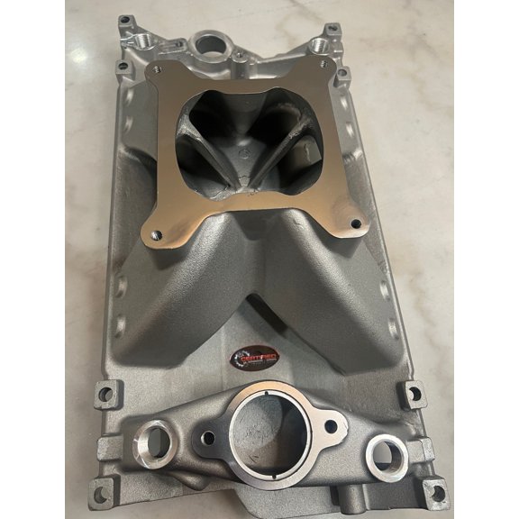 Vortec Small Block Chevy Single Plane High Rise Aluminum Intake Manifold