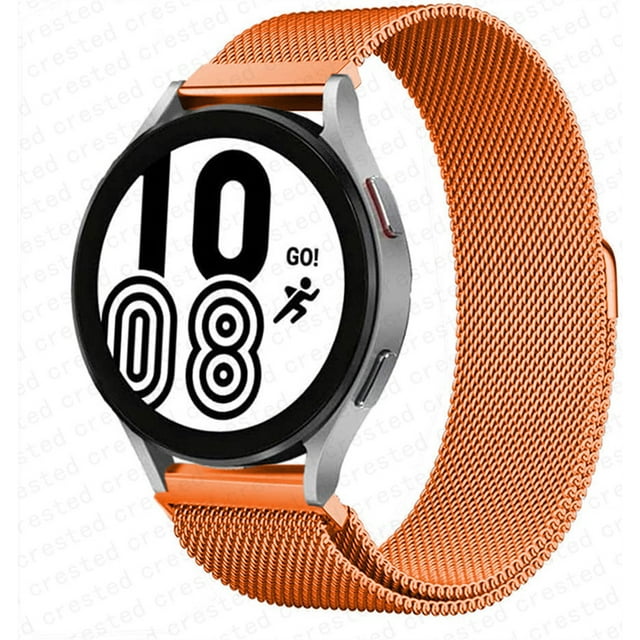 LEIXIUER Compatible with Samsung Galaxy Watch 46mm/Galaxy Watch 3 45mm/Gear S3 Frontier/Classic Band,22mm Stainless Steel Mesh Loop Bracelet Strap Replacement for Huawei GT/2/2e 46mm Smartwatch