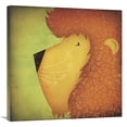 thumbnail image 1 of Global Gallery's 'Lion Wow' By Ryan Fowler Stretched Canvas Wall Art, 1 of 4