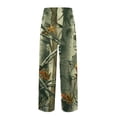 thumbnail image 6 of Havenx Camo Lounge Pants for Men Elastic Long Pajamas Camouflage Print Straight-Fit Bottoms with Pockets Lightweight Breathable Comfort Lounge Sleep Pants,Deep Green 2XL, 6 of 7