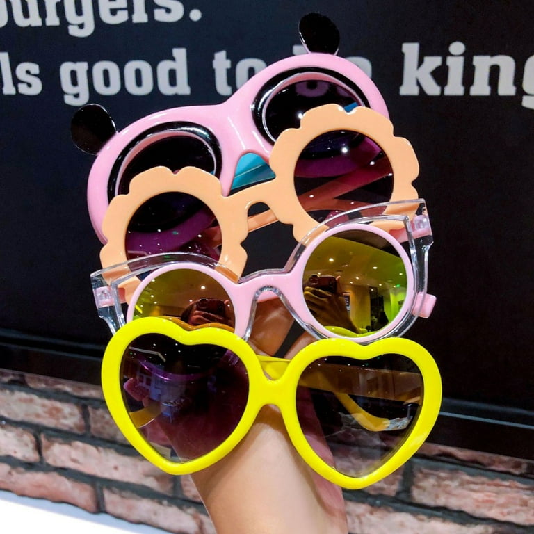 Kids Sunglasses UV 400 Protection Cute Glasses Outdoor Beach Colorful Eyewear