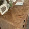thumbnail image 3 of L-Shaped Desk with 6 Storage Drawers, Sindoori, 3 of 8