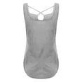 thumbnail image 4 of Playeras,Blusas y Tops,Ropa para Mujer Mujeres Tank Top Camisola sexy informal de color sólido para mujer Chaleco sexy (Grey, M), 4 of 6