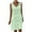 Green, variant on Meichang Sleeveless Button Down Dresses for Women Plus Size Solid Tie Shoulder Scoop Neck Eyelet Dresses Knee Length Work Dresses Elegant Midi Dresses Light Blue L
