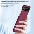 thumbnail image 7 of ELEHOLD Case for Samsung Galaxy Z Flip4 2022,Slim Lightweight Hard PC Matte Case Shockproof Anti-Scratch Durable Phone Case for Women Men for Galaxy Z Flip 4,Winered, 7 of 7