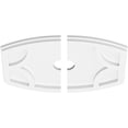 thumbnail image 2 of 16"W x 10 5/8"H x 2"ID x 8 1/2"C x 1"P Kailey Architectural Grade PVC Contemporary Ceiling Medallion, Two Piece, 2 of 11