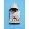 thumbnail image 3 of Style Star Banner Hoodie Women -Image by Shutterstock, Female 3X-Large, 3 of 4