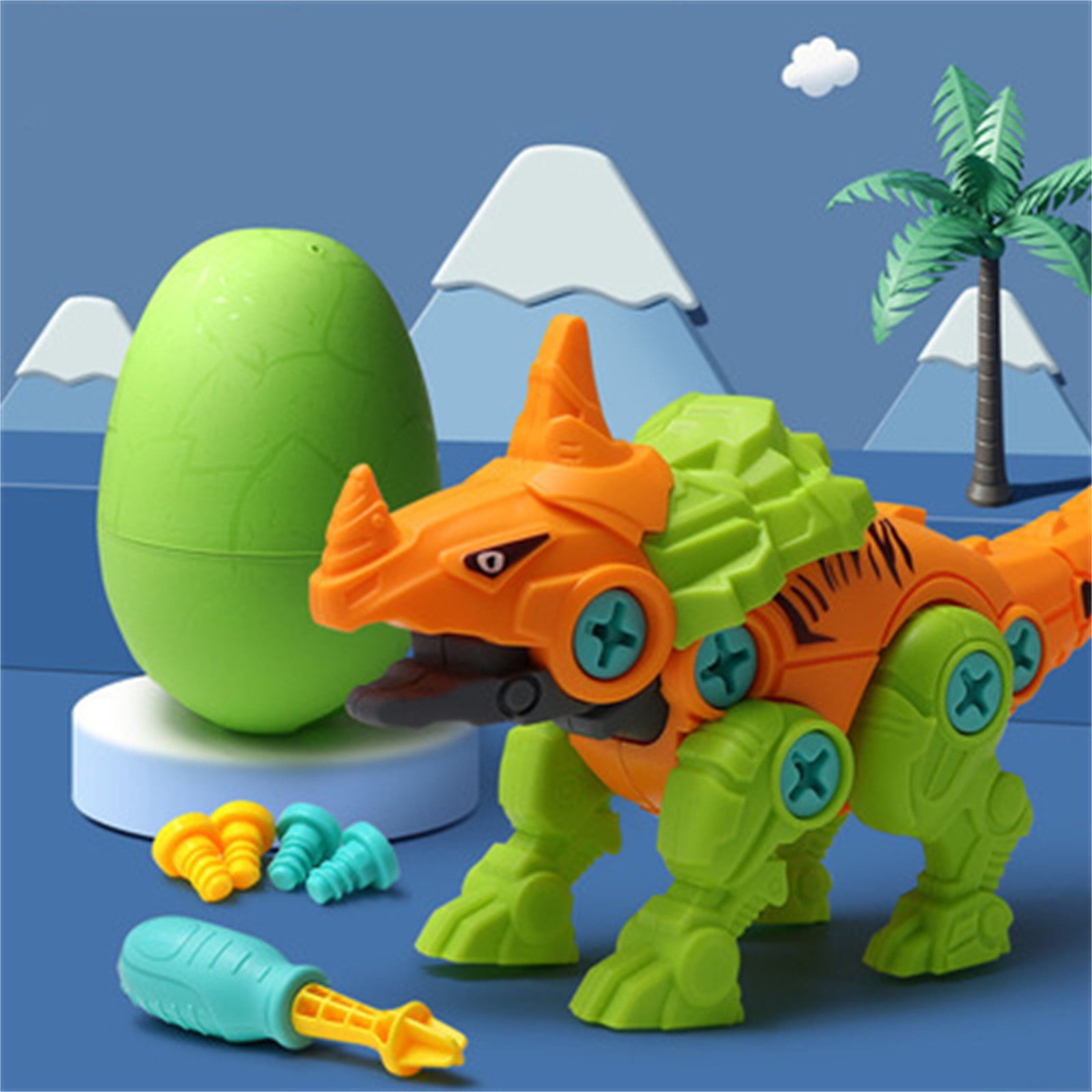 Kids Children 3D Dinosaur Intelligence Developmental Puzzle Assembly Cute Toys 