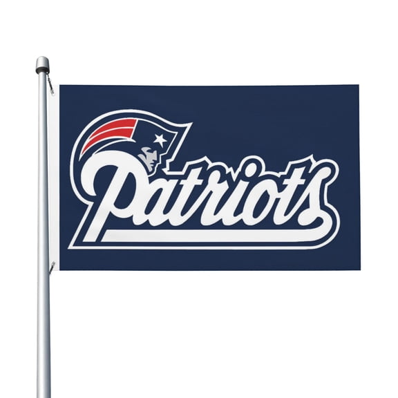 New England Football Team 3x5 FT Double-Sided Flag (Pole Not Included), Quick-Drying for Lawn, Balcony & Party Decor 35Flag-231