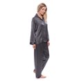 thumbnail image 4 of Women's 100% Silk Pajama Set - Luxury Sleepwear Pjs by TexereSilk (Morning Dew), 4 of 5