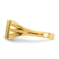 thumbnail image 3 of Auriga Fine Jewelry 14K Yellow Gold 9.0x8.0mm Open Back Signet Ring for Women Size 7.5, 3 of 6