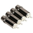 thumbnail image 2 of 4pcs RCA Sound Plug Silver Plated RCA Male Plug Connector Professional Sound Equipment, 2 of 14