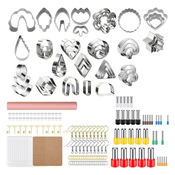 200pcs kits de fabrication de bijoux en acier inoxydable pour l'artisanat 