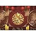 thumbnail image 3 of Baocicco Toile de Fond Joyeux Anniversaire 9x6ft Style Chinois Lanternes Rouges Cravingd Rondes Fenêtres Fond Photographie Meilleurs Vœux pour la Longévité Fête d'Anniversaire des Grands-Parents Portrait de Personnes Âgées, 3 of 4