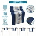 thumbnail image 7 of Hokiten Table Runners 72 Inches Long Dress Scarves, Navy Blue Coastal Farmhouse Kitchen/Dining Table Runner, Coffee Tablerunners, Summer Beach Starfish Coral Striped 13x72 Inch, 7 of 7