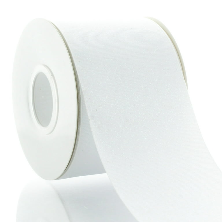 Antique White Texture Grosgrain Ribbon (3in x 50yd): Buy Now!