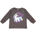 thumbnail image 3 of Inktastic Big Sis unicorn Girls Long Sleeve Toddler T-Shirt, 3 of 5