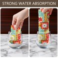 thumbnail image 6 of 2 Pcs Pioneer Flower Floral Print Pattern Kitchen Towels, Funny Microfiber Dish Towel Set, 18" X 26" Tea Towels, 6 of 6