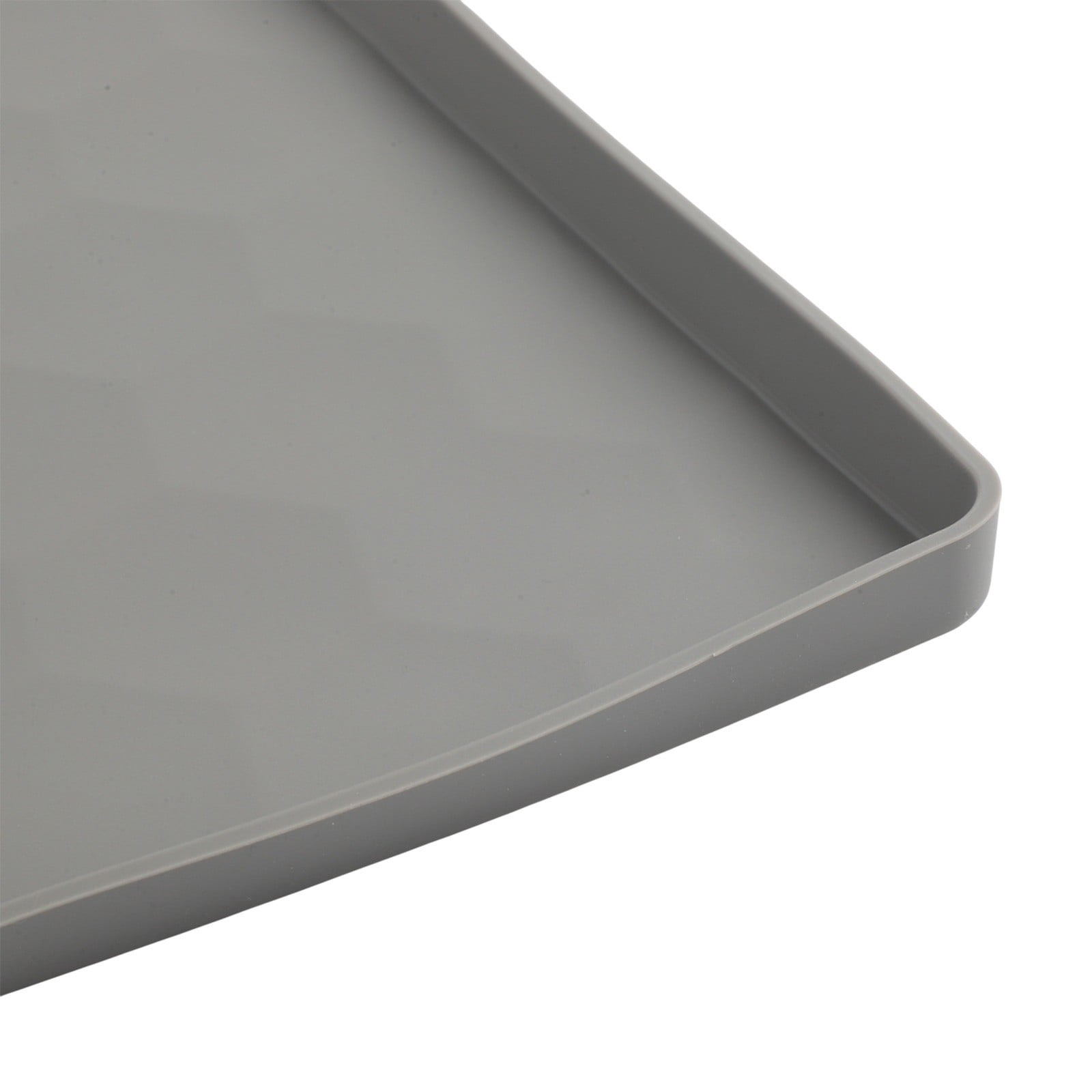 Mini Fridge Silicone Mat With Raised Edge Soft Under Refrigerator Mat Floor Protector Washable Multipurpose For Washing Machine