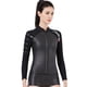 thumbnail image 2 of Trajes de neopreno Traje de buceo dividido Manga larga Pantalones largos Traje de baño Mantener el calor Reemplazo de pieles de buceo deportivas transpirables para DiveSail Mujeres / Negro【M】 Speravity OD003284-07, 2 of 7