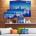 thumbnail image 3 of Panorama Nocturne de la Ville de New York - Impression sur Toile Très Grande, 3 of 4