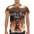 thumbnail image 5 of Wings of Liberty Attack on Titan Productos de tendencia retro Ropa para hombres Camiseta suave Camisetas deportivas Camisetas transpirables, 5 of 5