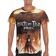 thumbnail image 5 of Wings of Liberty Attack on Titan Productos de tendencia retro Ropa para hombres Camiseta suave Camisetas deportivas Camisetas transpirables, 5 of 5