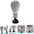 thumbnail image 5 of Soporte para sombrero, soporte de lona, ​​pelucas para hombres, maniquí para cabello, herramientas para hombres, soporte para cabeza de maniquí, cabeza de maniquí masculina de espuma, 5 of 5