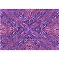 thumbnail image 1 of Ahgly Company Machine Washable Indoor Rectangle Transitional Dark Magenta Purple Area Rugs, 6' x 9', 1 of 7