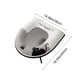 thumbnail image 3 of Funda de asiento de inodoro de felpa con diseño de gato negro | Almohadilla de asiento de inodoro suave y cálida | Accesorio de baño impermeable de invierno para inodoros con forma de O/V/U, 3 of 6