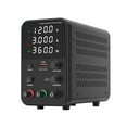 thumbnail image 1 of TFixol Alimentation Électrique Bench DC Variable 120V 3A Affichage Numérique Commutation Réglable Alimentation Régulée CV CC avec Interrupteur de Sortie, Port de Charge Rapide USB, Alarme de Court-Circuit, Bouton de Réglage de l'Encodeur, 1 of 7