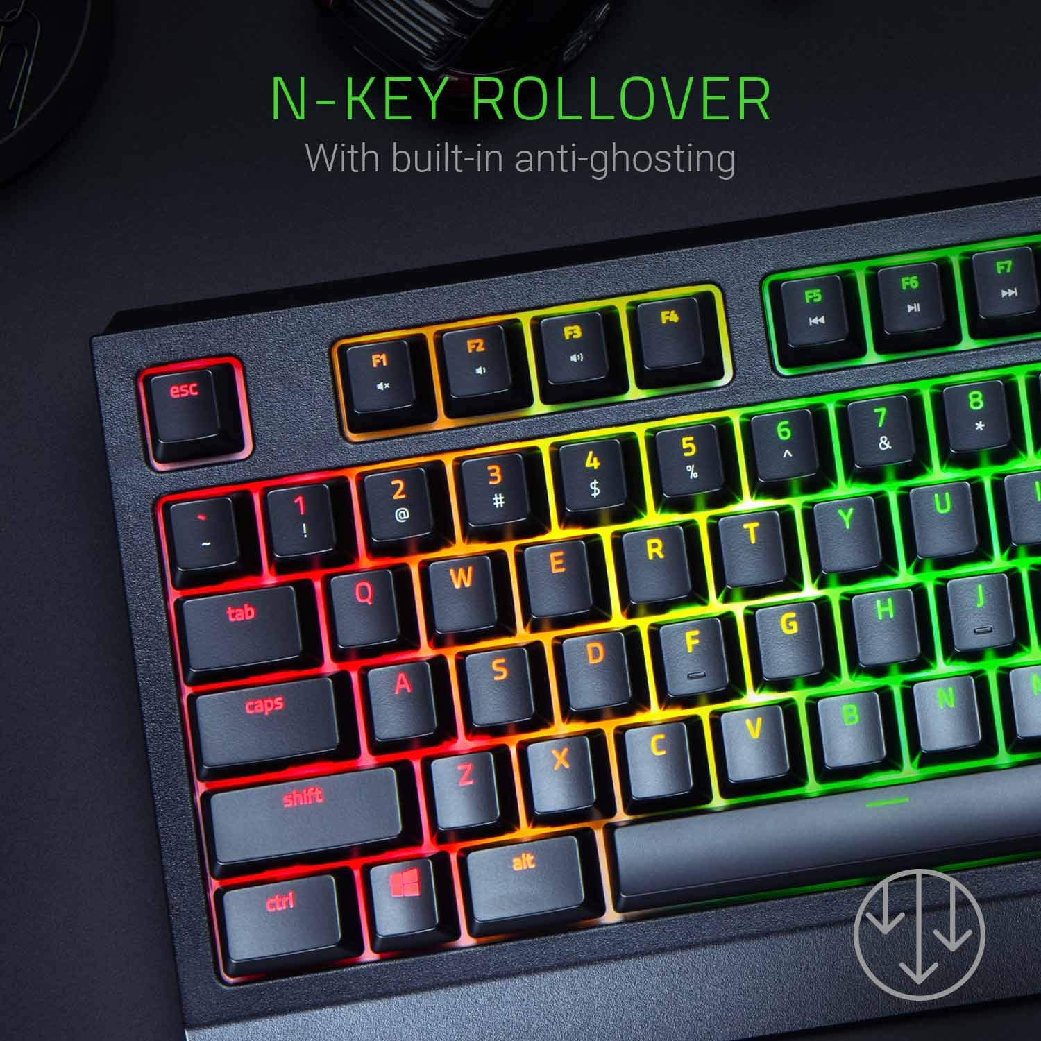 Razer BlackWidow - Mechanical Gaming Keyboard - US Layout (Green Switch) - image 5 of 8