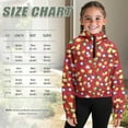 thumbnail image 4 of Chririnla Lights Print Long Sleeve Sweater Clothes Fashion Sweatshirt with Pocket Girls Half Zipper Sweatshirts Girl Half Zipper Sweatshirts Size 7-8, 4 of 7