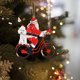 thumbnail image 4 of Santa Claus Christmas Pendant Acrylic Puppy Doll Bicycle Christmas Tree Hanging Suit, 4 of 5