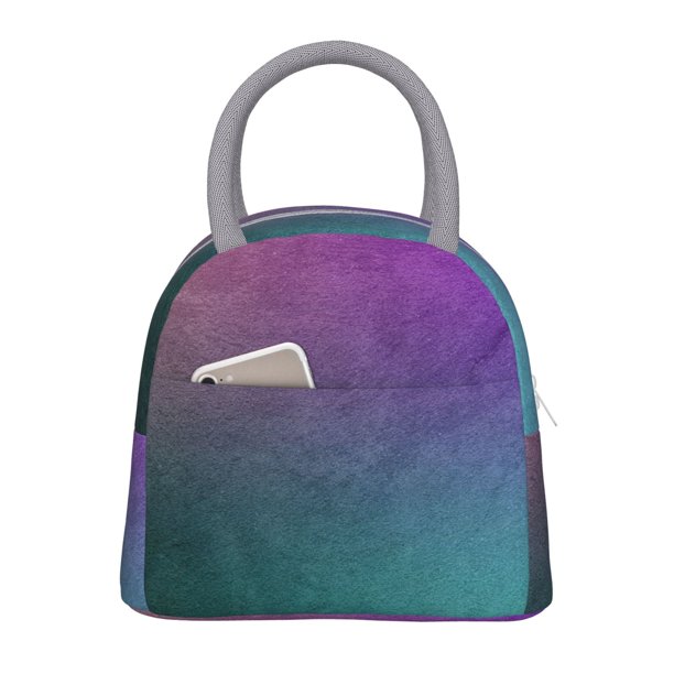 Easygdp vintage dark paint Bolsa de Almuerzo Insulada Grande, Forro de Aluminio, Diseño Espacioso, a Prueba de Fugas, Ideal para Trabajo, Picnics, Viajes y Actividades al Aire Libre