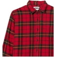 thumbnail image 6 of DOPI Men Long Sleeved Flannel Shirt Striped Shirt Men's Plaid Coat Autumn And Winter Daily Coat (available In Large And High Sizes), 6 of 7