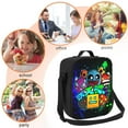 thumbnail image 5 of Geometry Dash Lunch Bags Insulated Lunch Box Container Adjustable Cooler Tote Bag Shoulder Bag, 5 of 8