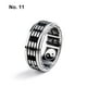 thumbnail image 4 of Minnieouse Anillo Vintage estilo chino taoísmo Yin Yang Tai anillos de banda giratoria hombre Mantra encanto adornos hechos a mano Ropa, zapatos y accesorios Miscelánea 11 # Como se muestra Minnieouse AP016423-05, 4 of 6