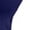 Blue, variant on Women's Summer Blouse Retro U Neck Tops Slim Fit Semi Sheer 3/4 Mesh Sleeve Top