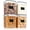 Black, variant on PETGLE Food Storage Containers 2.5L / 84.5oz, 4 Pieces BPA Free Plastic Airtight Canister for Flour, Sugar, Baking Supplies, with 4 Measuring Cups and 24 Labels, Blue