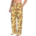 thumbnail image 6 of Susaid Hot Dogs Print Mens Pajama Pants Set Sleep & Lounge Pants, PJ Bottoms with Pockets and Button Fly-Medium, 6 of 6