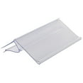thumbnail image 6 of HUBERT Plastic Glass and Wood Closed Face Shelf Sign Holder - 3"L x 1 1/4"H, 6 of 7