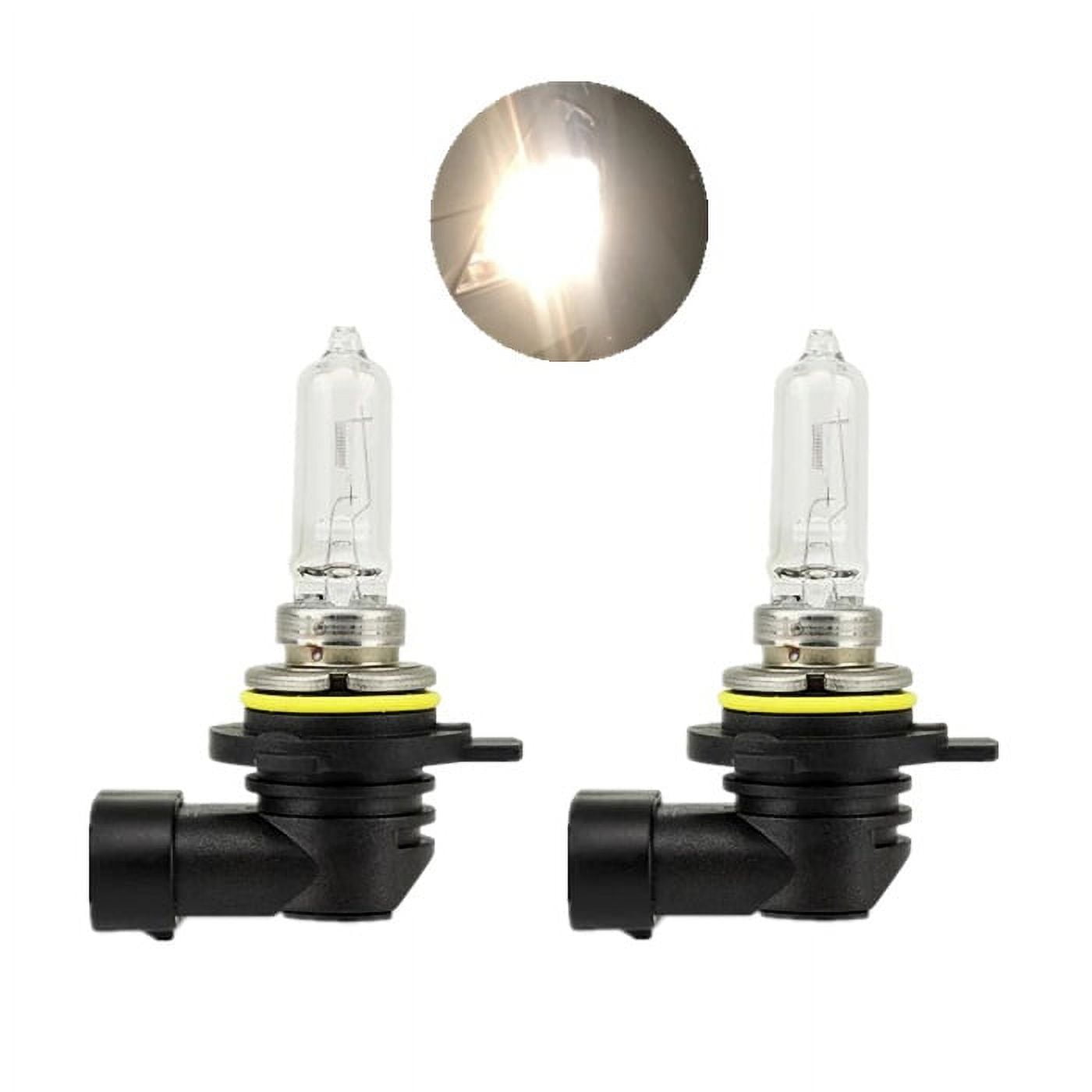 Lindmeyers 2 x 9012/HIR2 Halogen 55W Low-Beam Headlight Bulbs Clear Amber  Replacement New 