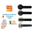 thumbnail image 3 of Door Lock, Tuya Biometric Fingerprint Smart Door Lock Password Electronic Digital Lock Keyless Entry Door Knobs Lock For Bedroom Home ,Easy to Install, 3 of 7