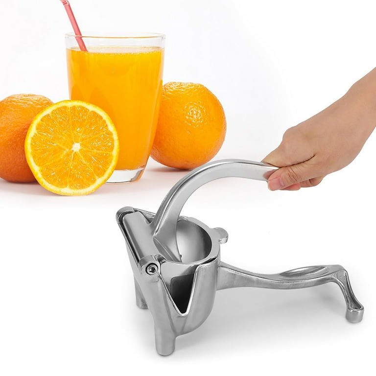 Portable Manual Fruit Juicer Presser Juice Maker Machine Orange Citrus  Lemon Juicer Lime Grape Squeezer Stainless Steel Extractor Squeezing Tool 