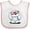 White and Pink, variant on Inktastic Summertime Maltese Boys or Girls Baby Bib