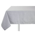 thumbnail image 1 of Fennco Styles Farmhouse Neutral Striped 100% Pure Cotton Tablecloth 56 x 56 Inch - Grey, 1 of 3