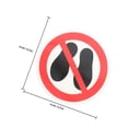 thumbnail image 2 of QUMIIRITY 3Pcs Safety Warning Sign Stickers No Step Adhesive Decals for Workplaces and Pools, 2 of 8