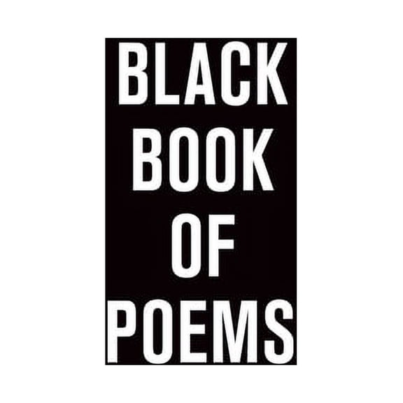 Black Book of Poems (Paperback)